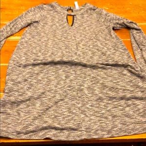 Black and white sweater dress